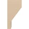 Ekena Millwork 6"W x 6"D x 12"H Wide Clemmons Rough Cedar Woodgrain TimberThane Corbel, Primed Tan CORUR06X06X12CLERCPR - alternate 5